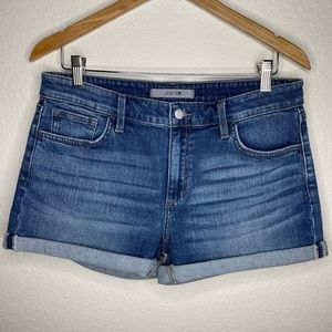 𝅺JOE'S Jeans Women's Denim Jean Shorts Cuffed Hem Blue Size 30